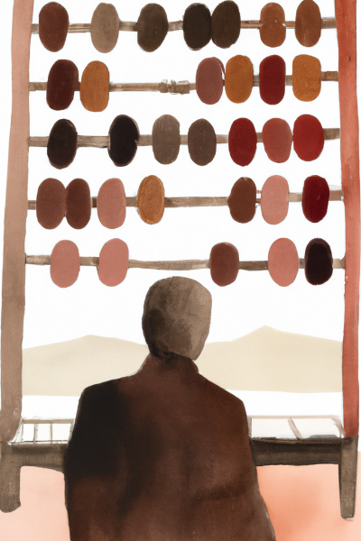 The counting man in the deep