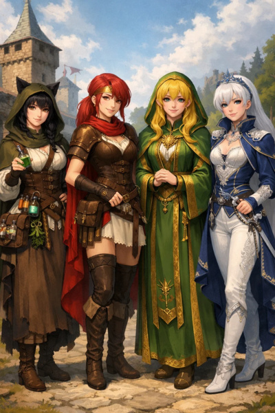 Flames of Shadow and Sky